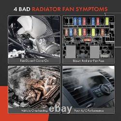 A-Premium Radiator Fan Cooling for Fiat Panda 169 1.1 1.2 1.3 1.4 51779917 47242