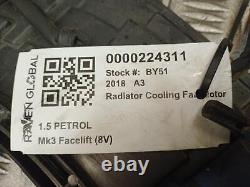 Audi A3 Radiator Cooling Fan Motor 1.5 Petrol Mk3 8v 2016 2020 5q0121203dq