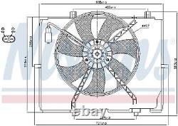 Fan, radiator for MERCEDES-BENZ NISSENS 85654