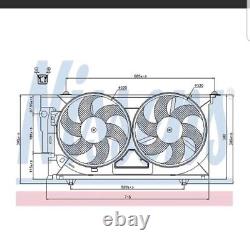 Genuine Nissens Engine Cooling Radiator Fan 85321