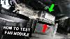 How To Test Radiator Fan Module Control Box
