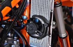 KTM EXC-F 250 350 450 500 RADIATOR COOLING FAN 4 STROKE from 2016 Model 17-2023