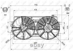 NRF Radiator Fan (Complete) 47570