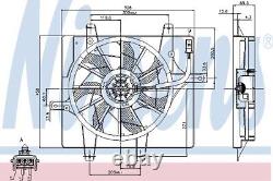 Nissens Engine Cooling Radiator Fan 85289 P New Oe Replacement