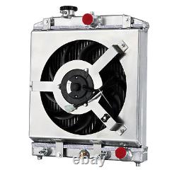 Radiator 3Row Shroud Fan Fit HONDA CIVIC EJ/EK/DEL SOL EG/INTEGRA DB 92-00 Relay