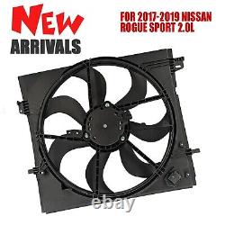 Radiator Cooling Fan Assembly For 2017-2019 Nissan Rogue Sport 2.0L 214816-MA0A