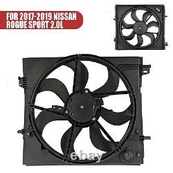 Radiator Cooling Fan Assembly For 2017-2019 Nissan Rogue Sport 2.0L 214816-MA0A