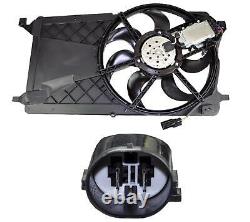 Radiator Cooling Fan With Motor For Volvo C30, S40 Mk2, V50, 3m5h8c607rj