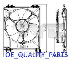 Radiator Fan Cooling Electric Cooler 809-0016 for Fiat Sedici Suzuki SX4
