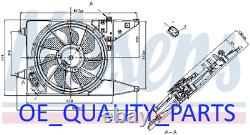 Radiator Fan Cooling Electric Cooler 85710 for Dacia Logan Sandero Logan MCV