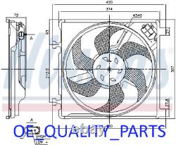 Radiator Fan Cooling Electric Cooler Motor 85869