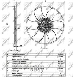 Radiator Fan Viscous Coupling fits MERCEDES SPRINTER, 906 2.2D 2009 on Clutch