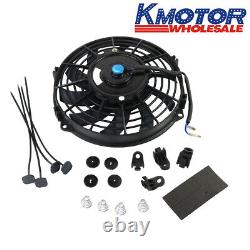 Universal 12V Electric car radiator cooling fan 9 inch fitting