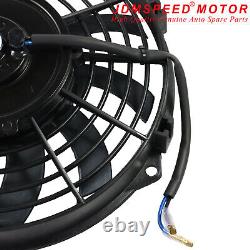 Universal 9 9 inch Slim Line Electric 12v Radiator Intercooler Cooling Fan