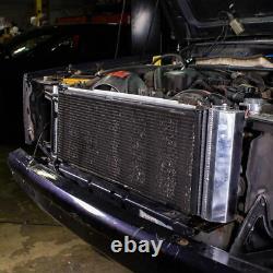 Upgraded Aluminium Radiator + Shroud +Fan For Jeep Cherokee XJ 4.0L 1988-2001 MT